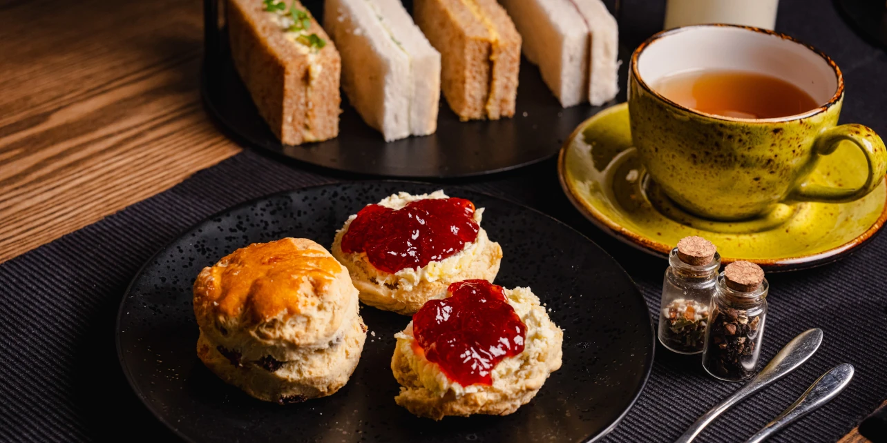 Wizard Afternoon Tea Scones At Georgian House Hotel