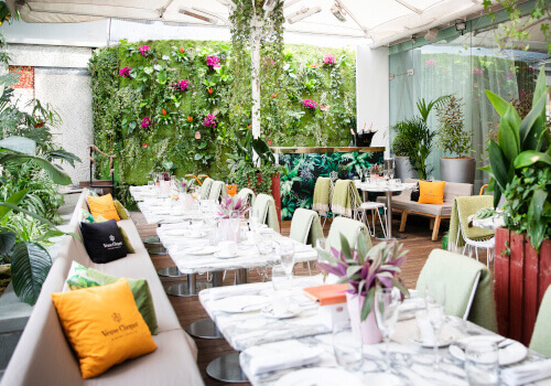 Mad Hatter's Afternoon Tea at The Sanderson Hotel | Courtyard