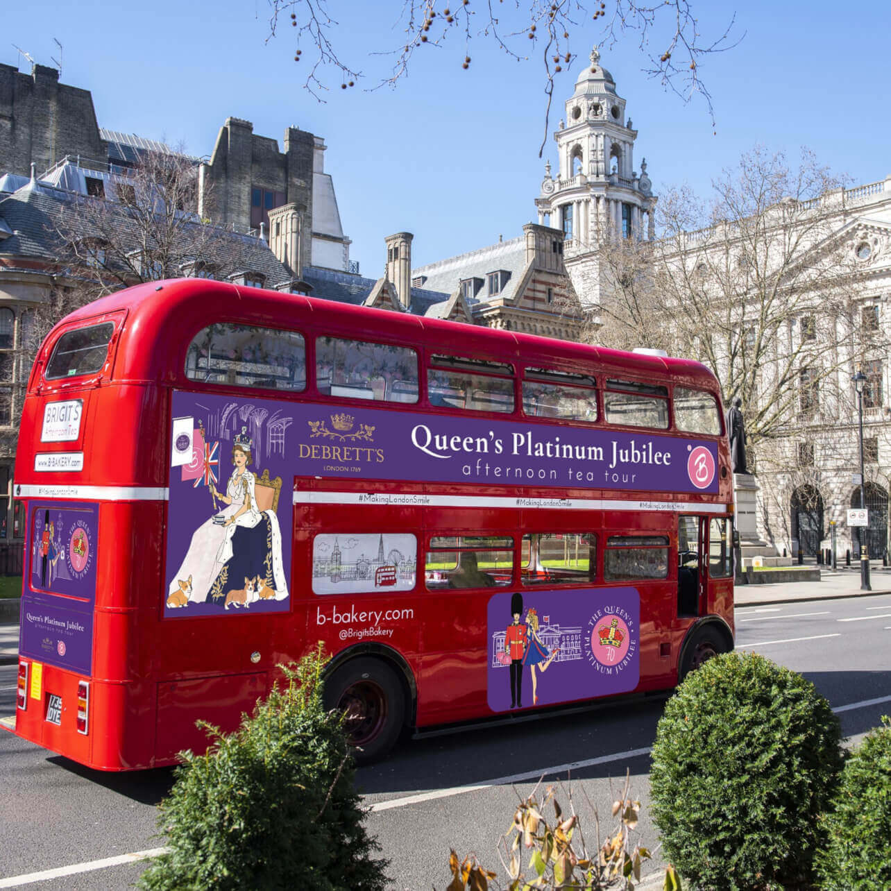 Queens Platinum Jubilee Afternoon Tea Bus Tour 