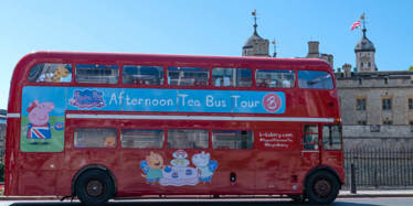 Peppa Pig Themed Afternoon Tea aboard the B Bus