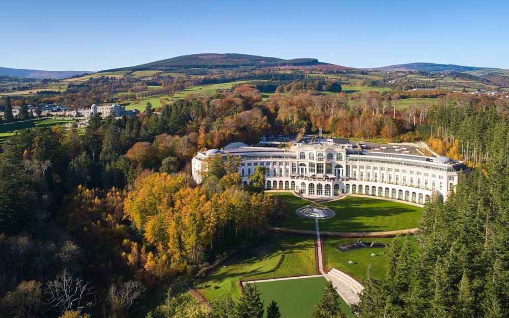 Powerscourt Hotel Aerial View